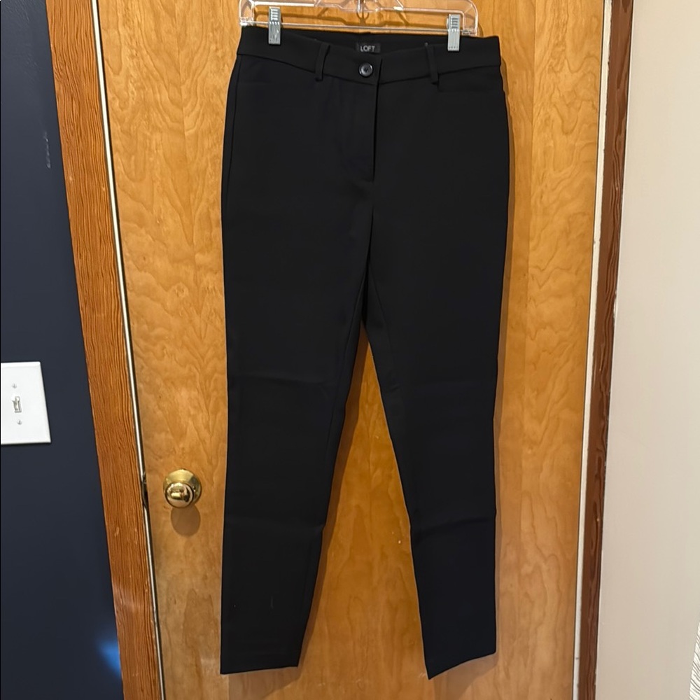 Loft 6 Tall Black Dress Pants